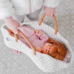 Astrup Doll Knitted Basket And Bedding Set -Kids Toy Shop astrup astrup doll knitted basket and bedding set 30756096868486