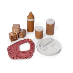 Astrup Wooden Doll Feeding Set - 9 Pieces -Kids Toy Shop astrup astrup wooden doll feeding set 9 pieces 31369550430342