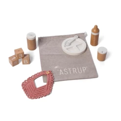 Astrup Wooden Doll Feeding Set - 9 Pieces -Kids Toy Shop astrup astrup wooden doll feeding set 9 pieces 31369550463110