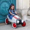 Baghera Classic Pedal Car White -Kids Toy Shop baghera baghera classic pedal car white 32639339004038