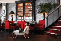 Baghera Classic Pedal Car White -Kids Toy Shop baghera baghera classic pedal car white 32639353782406