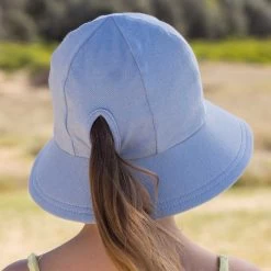 Bedhead Ponytail Bucket Sun Hat With Strap - Chambray 11 Bedhead Ponytail Bucket Sun Hat With Strap - Chambray -Kids Toy Shop bedhead bedhead ponytail bucket sun hat with strap chambray 17226280894598