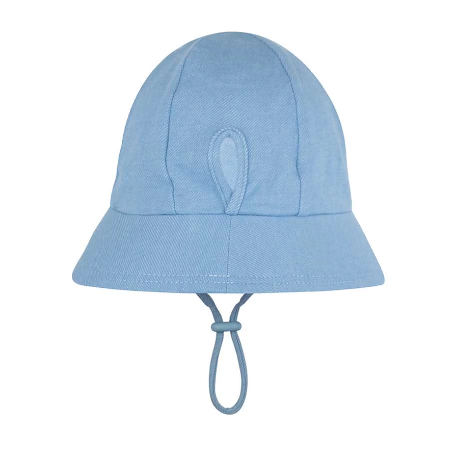 Bedhead Ponytail Bucket Sun Hat With Strap - Chambray 8 Bedhead Ponytail Bucket Sun Hat With Strap - Chambray - Image 6