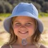 Bedhead Ponytail Bucket Sun Hat With Strap - Chambray -Kids Toy Shop bedhead bedhead ponytail bucket sun hat with strap chambray 17226420420742
