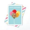 Candle Bark Greeting Card Freckle Balloon Bunch