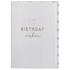 Candle Bark Greeting Card Little Birthday Candles