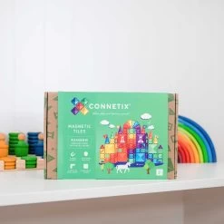 Connetix Rainbow Creative Pack 102 Piece -Kids Toy Shop connetix tiles connetix rainbow creative pack 102 piece 32156975267974
