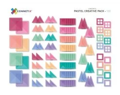Connetix Tiles 120 Piece Pastel Creative Pack -Kids Toy Shop connetix tiles connetix tiles 120 piece pastel creative pack 30756652744838