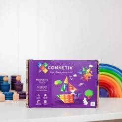 Connetix Tiles 60 Piece Rainbow Starter Pack -Kids Toy Shop connetix tiles connetix tiles 60 piece rainbow starter pack 32309450834054