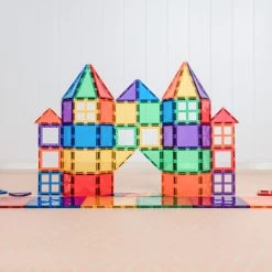 Connetix Tiles 60 Piece Rainbow Starter Pack -Kids Toy Shop connetix tiles connetix tiles 60 piece rainbow starter pack 32309451096198