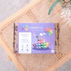 Connetix Tiles 64 Piece Pastel Starter Pack -Kids Toy Shop connetix tiles connetix tiles 64 piece pastel starter pack 31737210601606