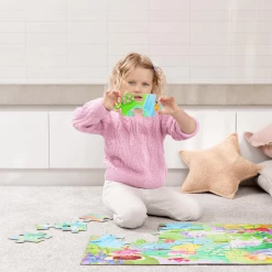 Crocodile Creek Classic Floor Puzzle - 36 Pc - Magical Friends -Kids Toy Shop crocodile creek crocodile creek classic floor puzzle 36 pc magical friends 31767073915014