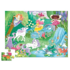 Crocodile Creek Classic Floor Puzzle - 36 Pc - Magical Friends -Kids Toy Shop crocodile creek crocodile creek classic floor puzzle 36 pc magical friends 31767074013318