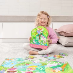 Crocodile Creek Classic Floor Puzzle - 36 Pc - Magical Friends -Kids Toy Shop crocodile creek crocodile creek classic floor puzzle 36 pc magical friends 31767074046086