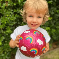 Crocodile Creek Glitter Soccer Ball - Rainbow (Size 3) -Kids Toy Shop crocodile creek crocodile creek glitter soccer ball rainbow size 3 31766992420998