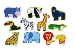 Crocodile Creek Let's Begin Puzzle 2 Pc - Jungle -Kids Toy Shop crocodile creek crocodile creek let s begin puzzle 2 pc jungle 30221241352326