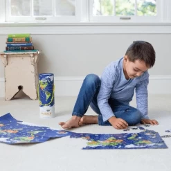 Crocodile Creek Puzzle + Poster 200 Pc - World Animal -Kids Toy Shop crocodile creek crocodile creek puzzle poster 200 pc world animal 31951585050758