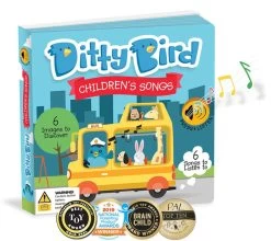 Ditty Bird Children's Songs Board Book