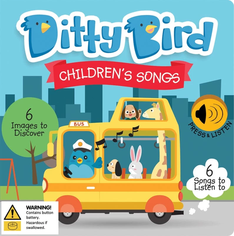 Ditty Bird Children's Songs Board Book 4 Ditty Bird Children's Songs Board Book - Image 2