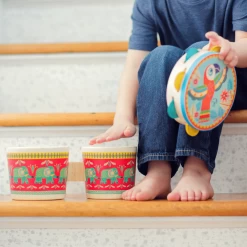 Djeco Animambo Bongo Drums -Kids Toy Shop djeco djeco animambo bongo drums 31048690827398