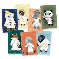 DJECO Do It Yourself Creature Chic Card Game -Kids Toy Shop djeco djeco do it yourself creature chic card game 29042324897926