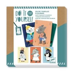 DJECO Do It Yourself Creature Chic Card Game