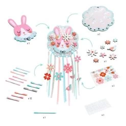 Djeco Do It Yourself Dreamer Dreamcatcher Bunny -Kids Toy Shop djeco djeco do it yourself dreamer dreamcatcher bunny 32495146762374