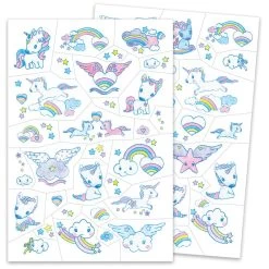 DJECO Unicorns Tattoos -Kids Toy Shop djeco djeco unicorns tattoos 31989265563782