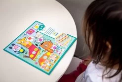 DJECO With Coloured Dots Sticker Set -Kids Toy Shop djeco djeco with coloured dots sticker set 29042386600070