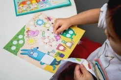 DJECO With Coloured Dots Sticker Set -Kids Toy Shop djeco djeco with coloured dots sticker set 29042387288198