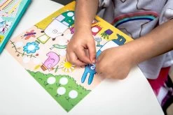 DJECO With Coloured Dots Sticker Set -Kids Toy Shop djeco djeco with coloured dots sticker set 30764594659462