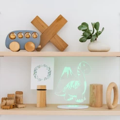 Duski Dream Light LED Night Light - Dinosaur - PLUG IN -Kids Toy Shop duski duski dream light led night light dinosaur plug in 17111127654534