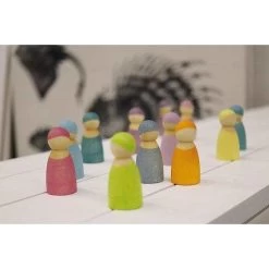 Grimm's 12 Friends In Pastel Colours -Kids Toy Shop grimm s grimm s 12 friends in pastel colours 5035663556655