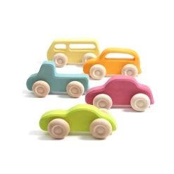 Grimm's Set Of 5 Slimline Cars -Kids Toy Shop grimm s grimm s set of 5 slimline cars 29913457197190