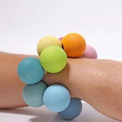 Grimm's Wooden Beads Grasper -Kids Toy Shop grimm s grimm s wooden beads grasper 31063382687878