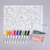 HeyDoodle Reusable Silicone Drawing Mat -Kids Toy Shop heydoodle heydoodle reusable silicone drawing mat 30477877215366