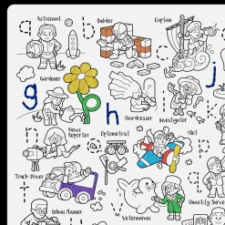 HeyDoodle Reusable Silicone Drawing Mat -Kids Toy Shop heydoodle heydoodle reusable silicone drawing mat 30805052719238