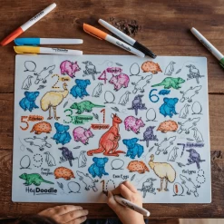 HeyDoodle Reusable Silicone Drawing Mat -Kids Toy Shop heydoodle heydoodle reusable silicone drawing mat 31694457340038