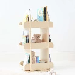 2 In 1 Rotating Bookshelf / Toy Organiser -Kids Toy Shop hipkids 2 in 1 rotating bookshelf toy organiser 31036325298310