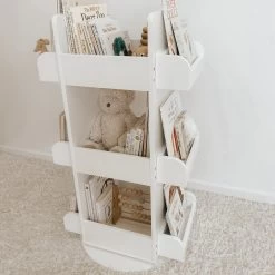 2 In 1 Rotating Bookshelf / Toy Organiser -Kids Toy Shop hipkids 2 in 1 rotating bookshelf toy organiser 33167838314630