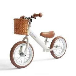 2 In 1 Steel Trike/Balance Bike (incl. Wicker Basket) -Kids Toy Shop hipkids 2 in 1 steel trike balance bike 30827095687302