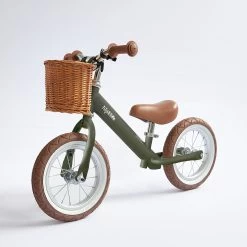 2 In 1 Steel Trike/Balance Bike (incl. Wicker Basket) -Kids Toy Shop hipkids 2 in 1 steel trike balance bike 31334539198598