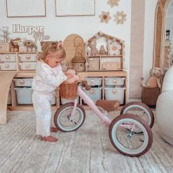 Kids Toy Shop -Kids Toy Shop hipkids 2 in 1 steel trike balance bike incl wicker basket 32493978943622