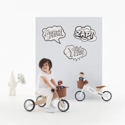 2 In 1 Toddler Mini-Trike/Balance Bike With Wicker Basket 34 2 In 1 Toddler Mini-Trike/Balance Bike With Wicker Basket -Kids Toy Shop hipkids 2 in 1 toddler mini trike with wicker basket 17123037085830