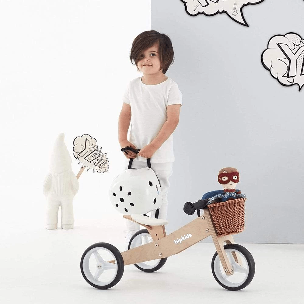 2 In 1 Toddler Mini-Trike/Balance Bike With Wicker Basket 18 2 In 1 Toddler Mini-Trike/Balance Bike With Wicker Basket - Image 16