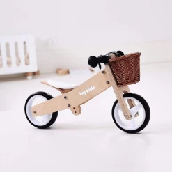 2 In 1 Toddler Mini-Trike/Balance Bike With Wicker Basket 32 2 In 1 Toddler Mini-Trike/Balance Bike With Wicker Basket -Kids Toy Shop hipkids 2 in 1 toddler mini trike with wicker basket 31441663459462