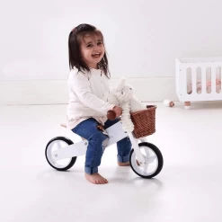 2 In 1 Toddler Mini-Trike/Balance Bike With Wicker Basket 41 2 In 1 Toddler Mini-Trike/Balance Bike With Wicker Basket -Kids Toy Shop hipkids 2 in 1 toddler mini trike with wicker basket 31441786241158