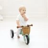 2 In 1 Toddler Mini-Trike/Balance Bike With Wicker Basket -Kids Toy Shop hipkids 2 in 1 toddler mini trike with wicker basket 32609528447110