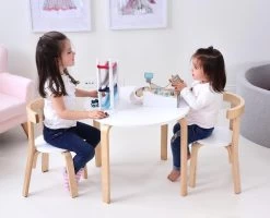 Boston Table & 4 Chairs Set -Kids Toy Shop hipkids boston nat white table 4 chairs set 30914796519558
