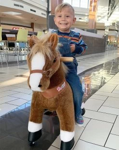 Brown Ride On Walking Toy Horse Pony -Kids Toy Shop hipkids brown ride on walking toy horse pony 33033162752134 395d03a2 47b0 4448 bca9 02691e9e0214